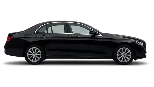 Luxury Sedan Black Mercedes Benz E200