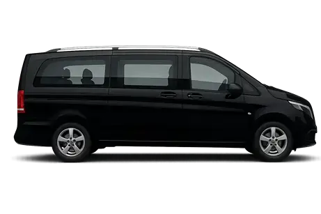 Black Mercedes Benz Vito Minivan
