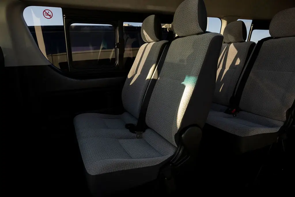 wolf shuttles minivan interior